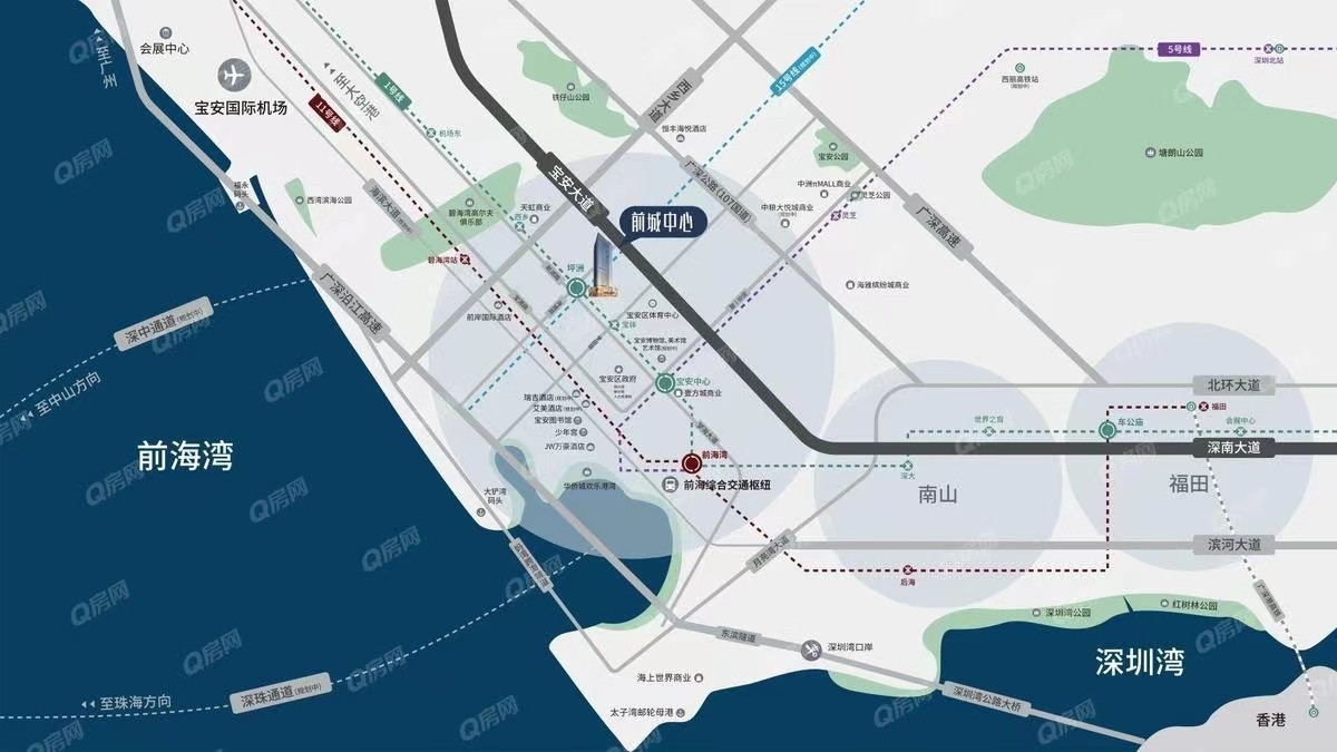 宏發QCC前城，海城濱海花園-均價150元/平