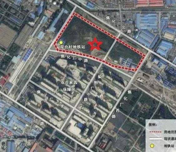 項目用地位于朝陽區垡頭地區